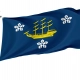 Hamilton, Bermuda Flag for Indoor & Outdoor Use - Imagine 1