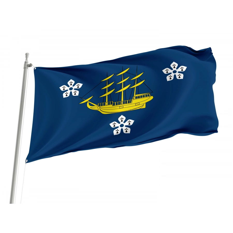 Hamilton, Bermuda Flag for Indoor & Outdoor Use, BMU02