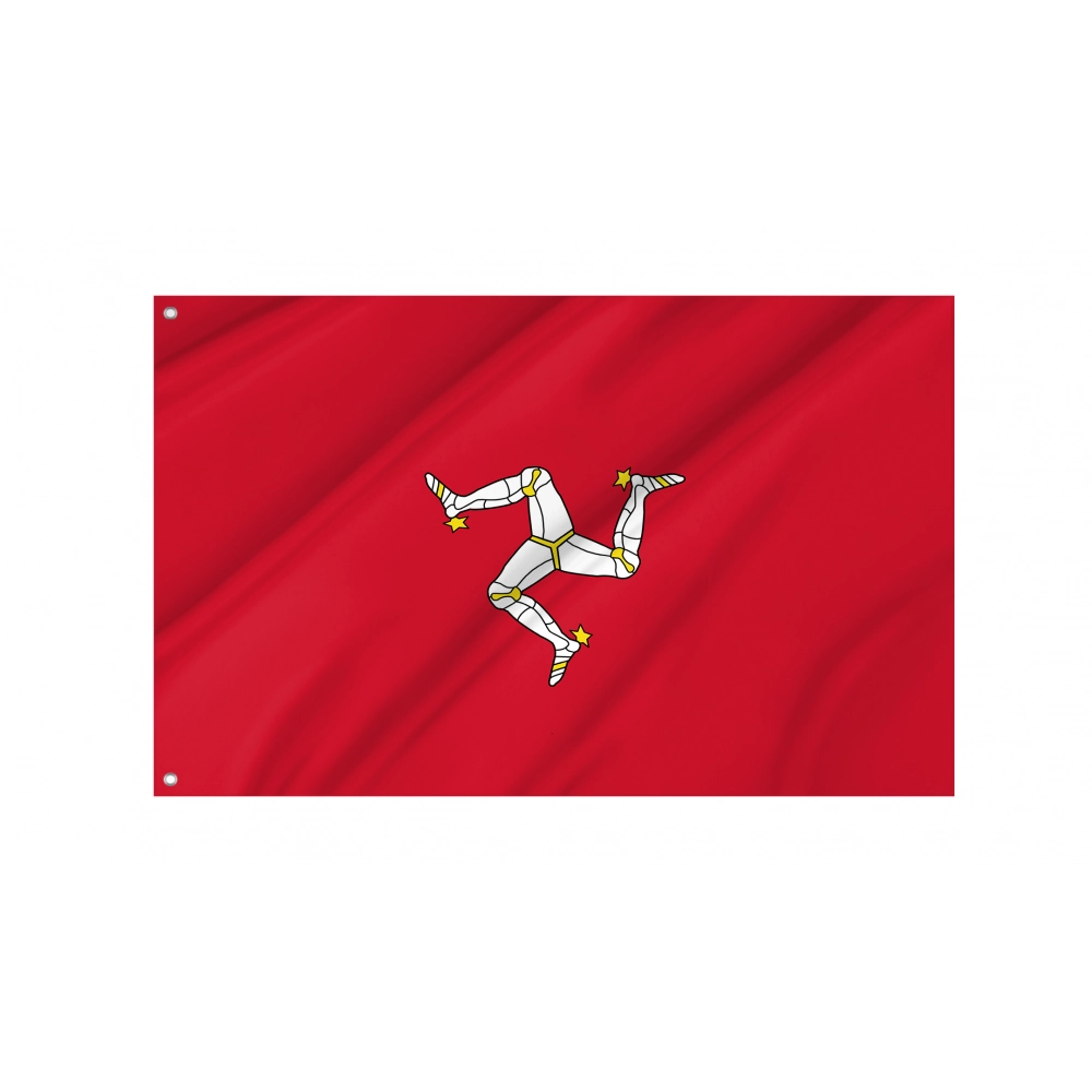 Isle of Man Flag for Indoor & Outdoor Use