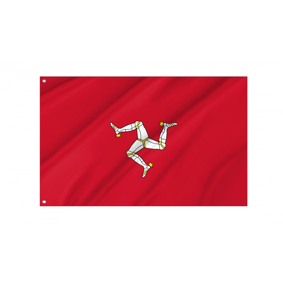 Flag of Isle of Man, Patriotic Flags, Unique Design Print, Flags for Indoor & Outdoor Use