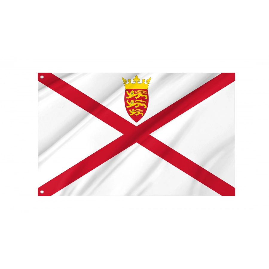Flag of Jersey, Patriotic Flags, Unique Design Print, Flags for Indoor & Outdoor Use