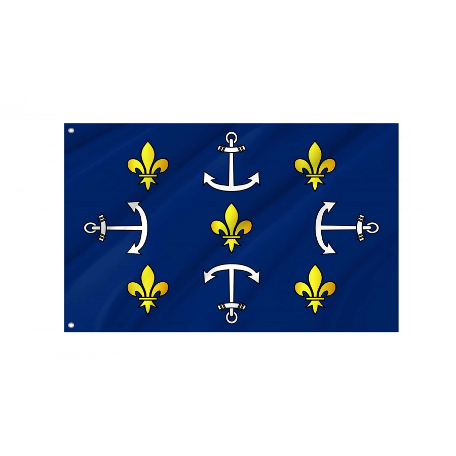 Port Louis Flag for Indoor & Outdoor Use, MUS02
