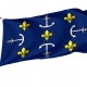 Port Louis Flag for Indoor & Outdoor Use - Imagine 1