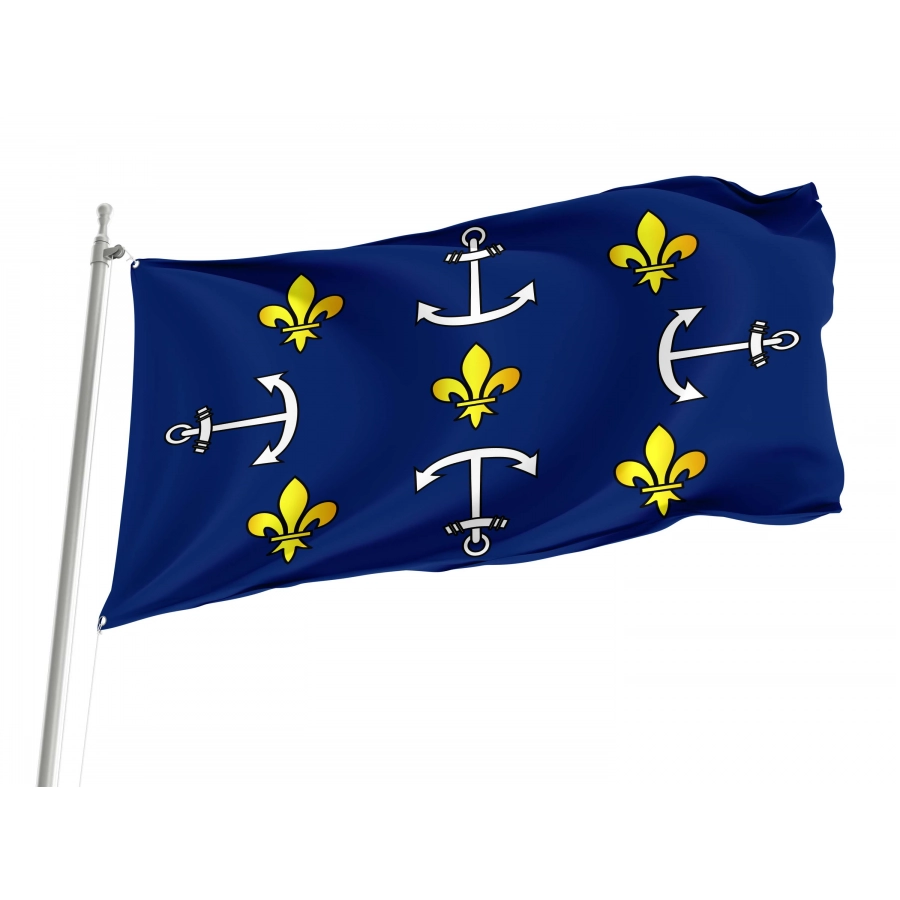 Port Louis Flag for Indoor & Outdoor Use, MUS02