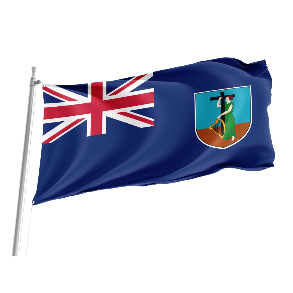 Montserrat Flag for Indoor & Outdoor Use