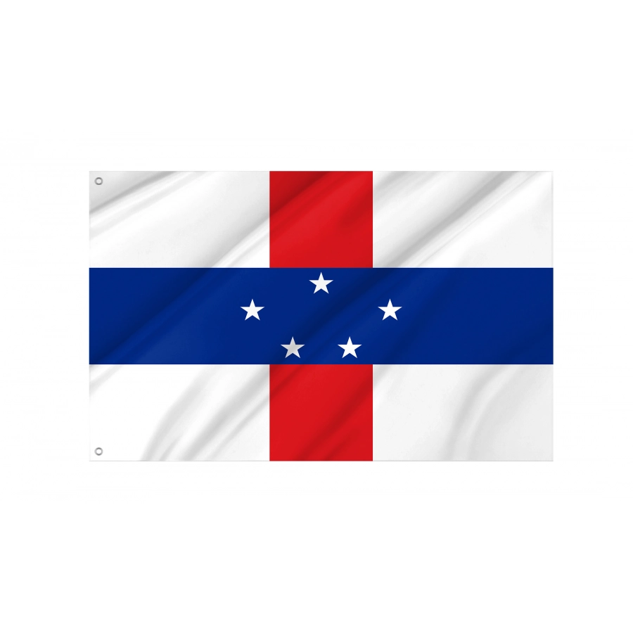 Flag of Netherlands Antilles  1986-2010, Patriotic Flags, Unique Design Print, Flags for Indoor & Outdoor Use
