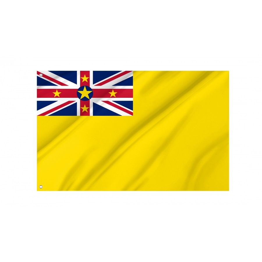 Flag of Niue, Patriotic Flags, Unique Design Print, Flags for Indoor & Outdoor Use