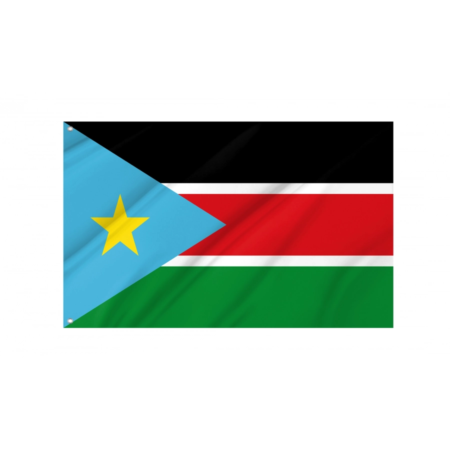 Flag of South Sudan, Patriotic Flags, Unique Design Print, Flags for Indoor & Outdoor Use