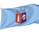 Tirana Flag for Indoor & Outdoor Use - Imagine 1