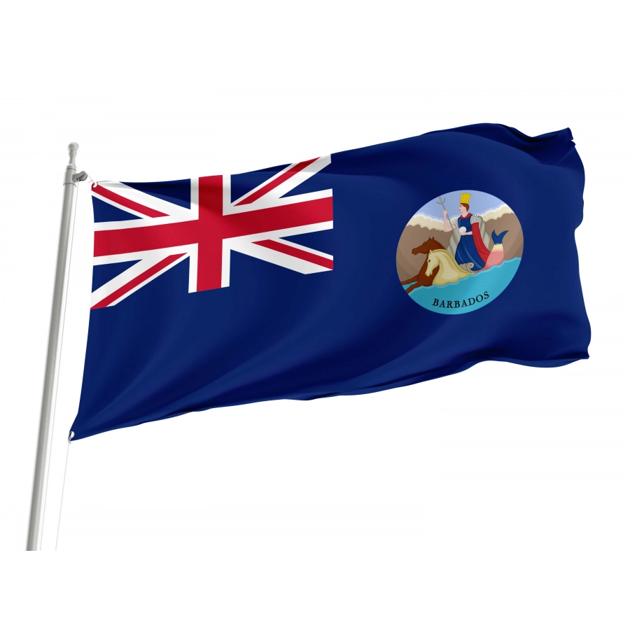 Barbados (1870-1966) Flag for Indoor & Outdoor Use, BRB06