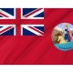 Barbados Civil Ensign Flag for Indoor & Outdoor Use - Imagine 2
