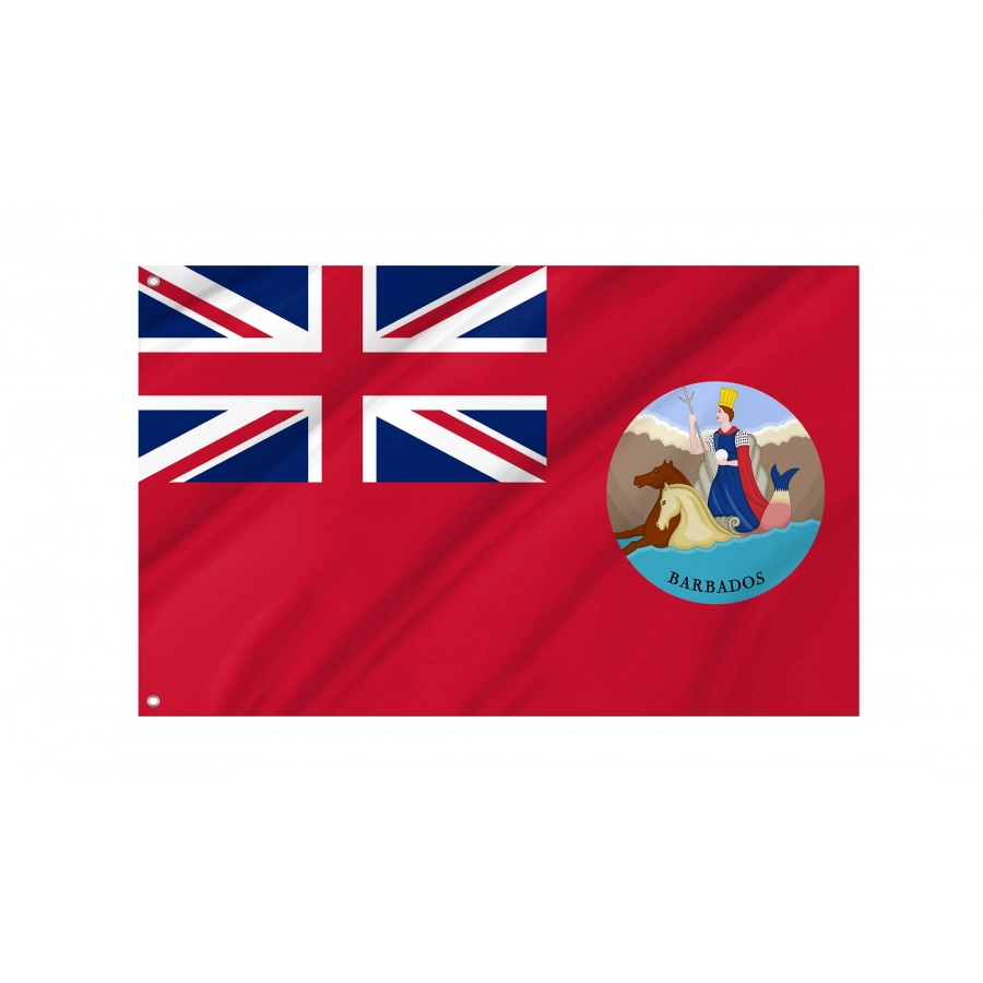 Barbados Civil Ensign Flag for Indoor & Outdoor Use, BRB09
