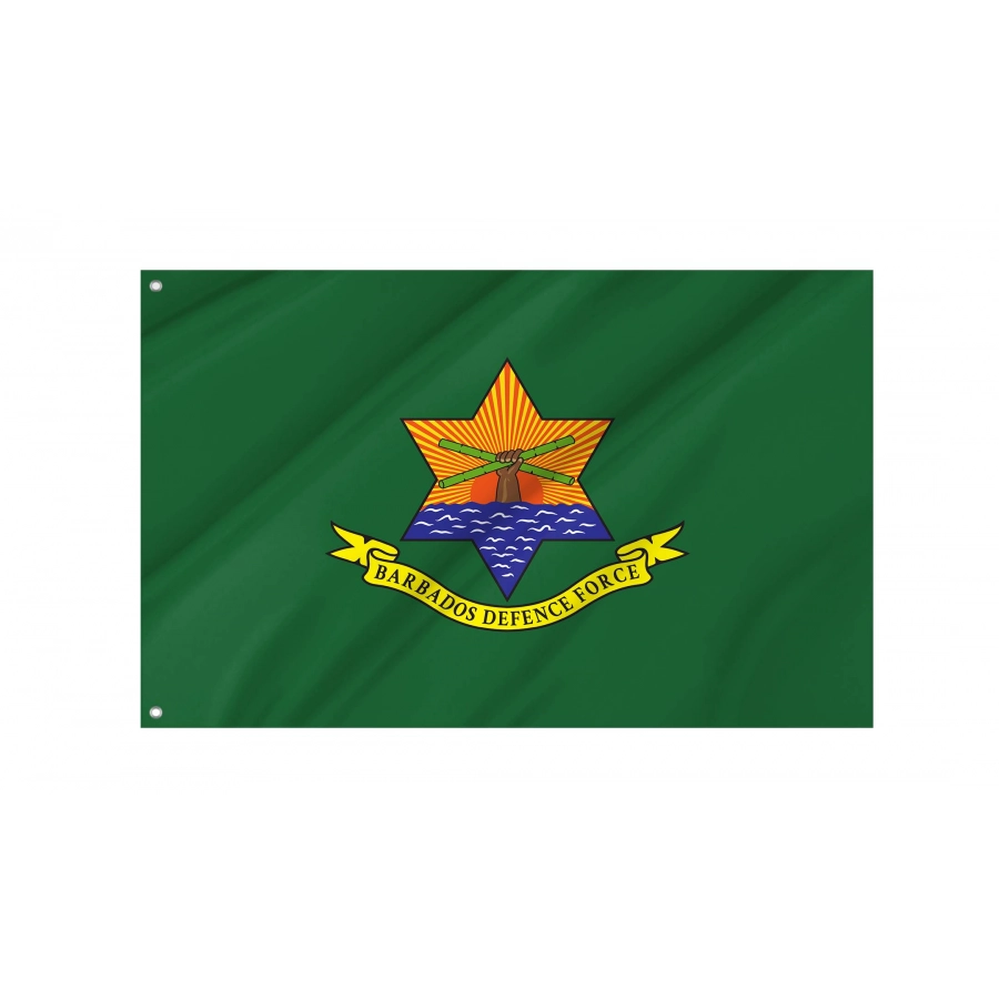 Barbados Defence Force Flag for Indoor & Outdoor Use, BRB05