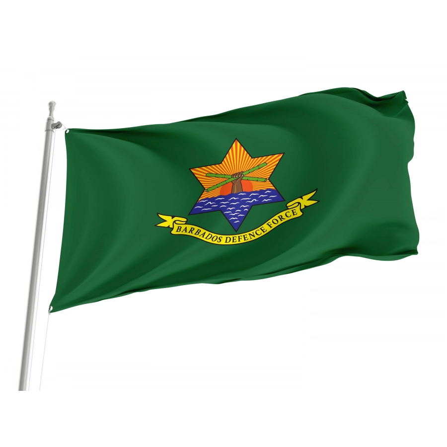 Barbados Defence Force Flag for Indoor & Outdoor Use, BRB05