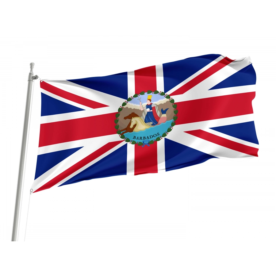 Barbados Governor Flag for Indoor & Outdoor Use, BRB08