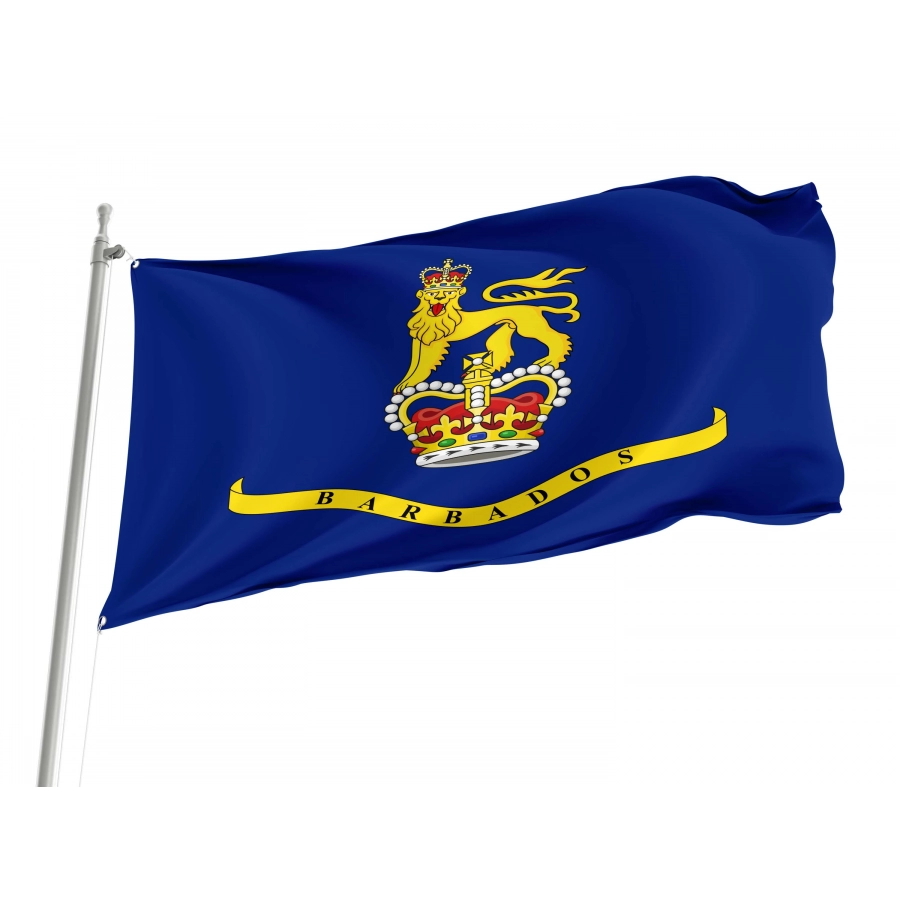 Barbados Governor-General Flag for Indoor & Outdoor Use, BRB11