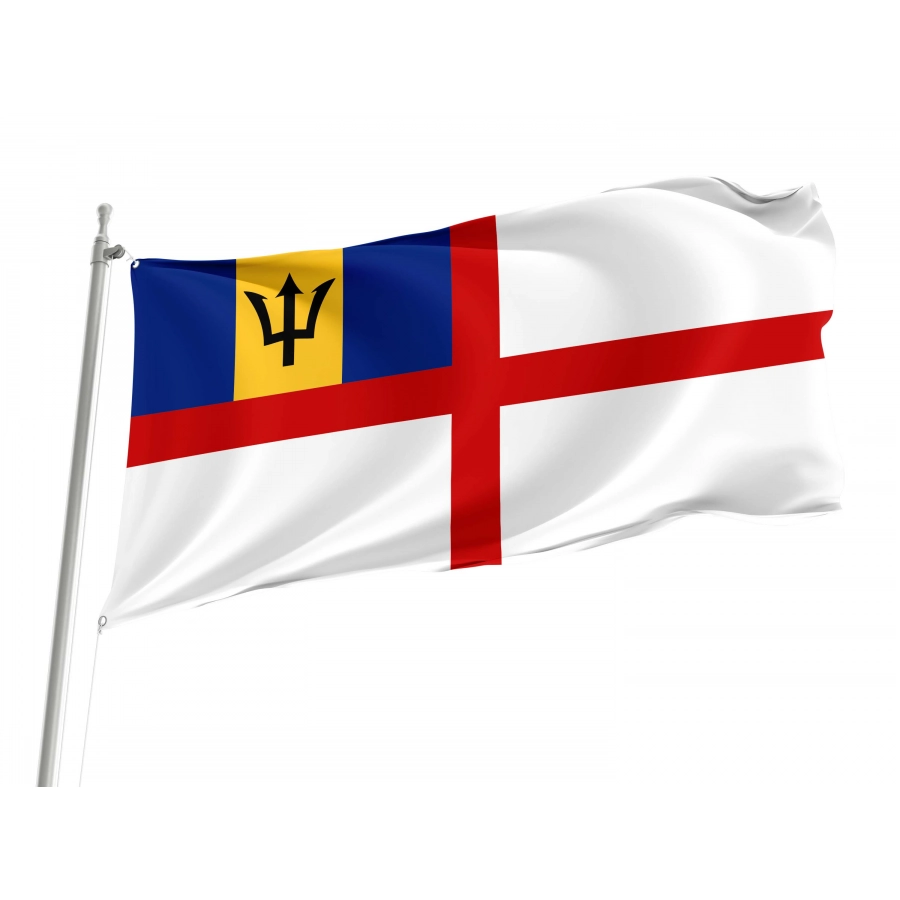Barbados Naval Ensign Flag for Indoor & Outdoor Use, BRB04