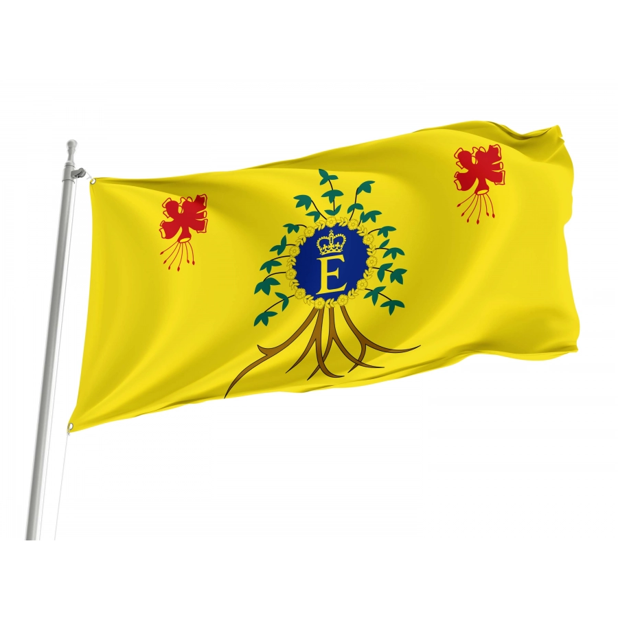 Personal Flag of HM The Queen Elizabeth II's (Barbados), BRB10