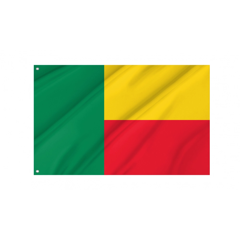 Benin Flag for Indoor & Outdoor Use