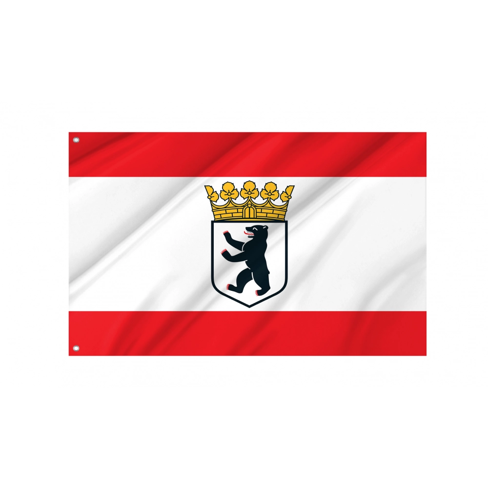 Flag of Berlin, Patriotic Flags, Unique Design Print, Flags for Indoor & Outdoor Use