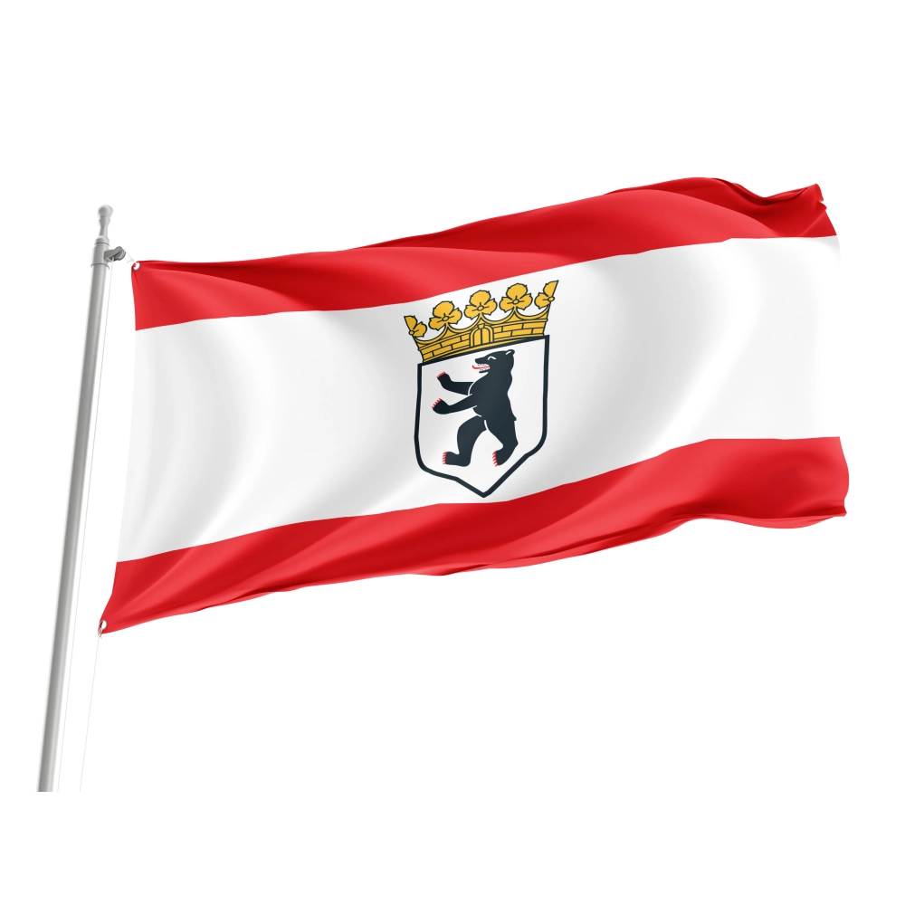 Flag of Berlin, Patriotic Flags, Unique Design Print, Flags for Indoor & Outdoor Use