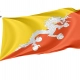 Bhutan Flag for Indoor & Outdoor Use - Imagine 1