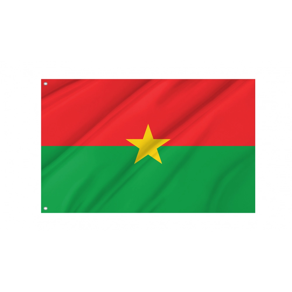 Burkina Faso Flag for Indoor & Outdoor Use