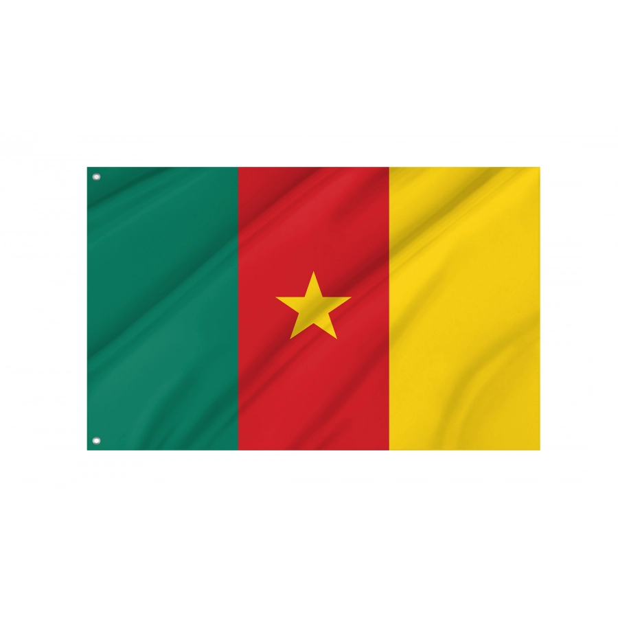 Flag of Cameroon, Patriotic Flags, Unique Design Print, Flags for Indoor & Outdoor Use