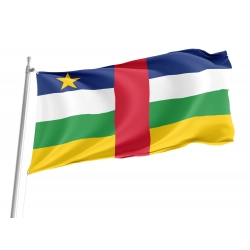Central African Republic Flag for Indoor & Outdoor Use