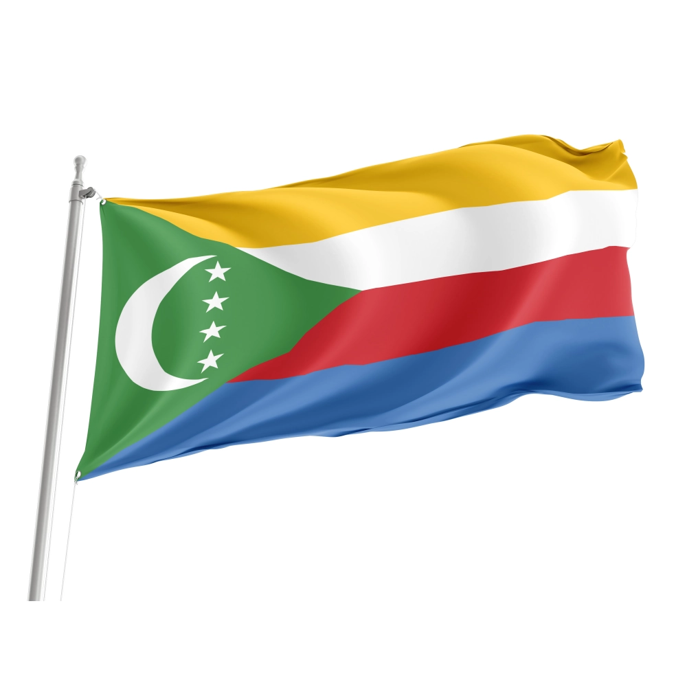 Comoros Flag for Indoor & Outdoor Use