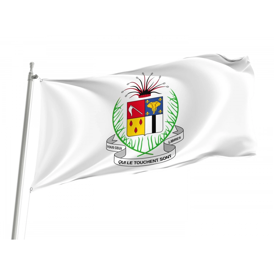 Brazzaville Capital City Flag for Indoor & Outdoor Use, COG02