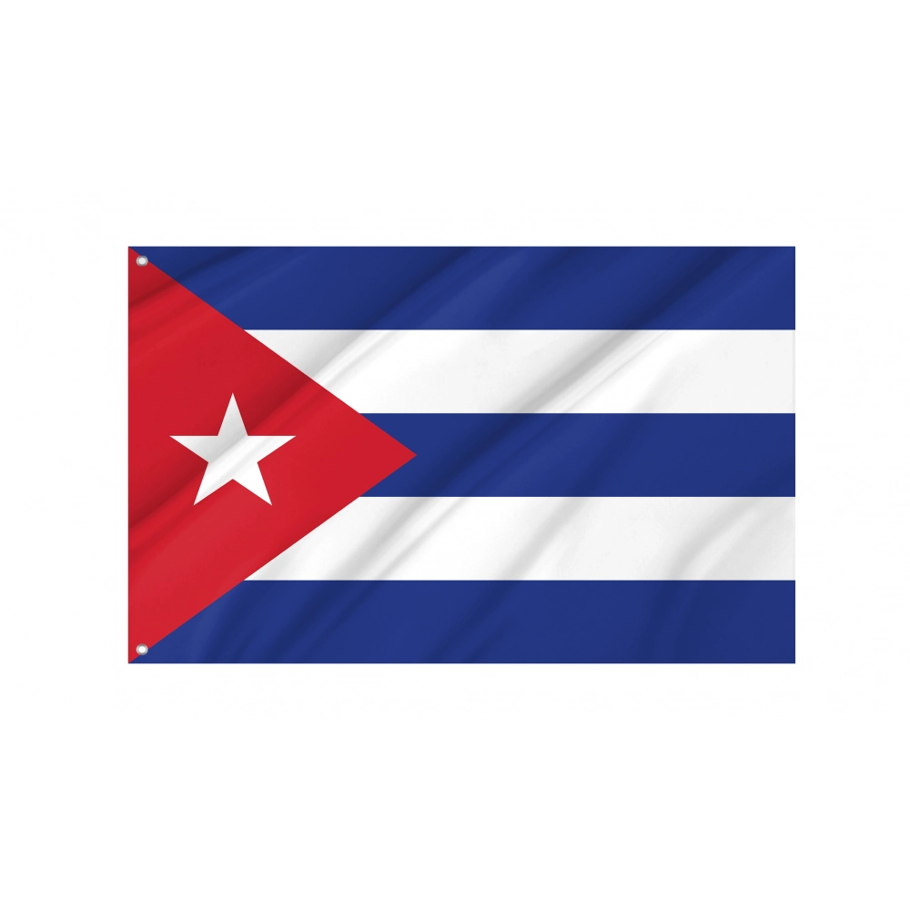 Cuba Flag for Indoor & Outdoor Use