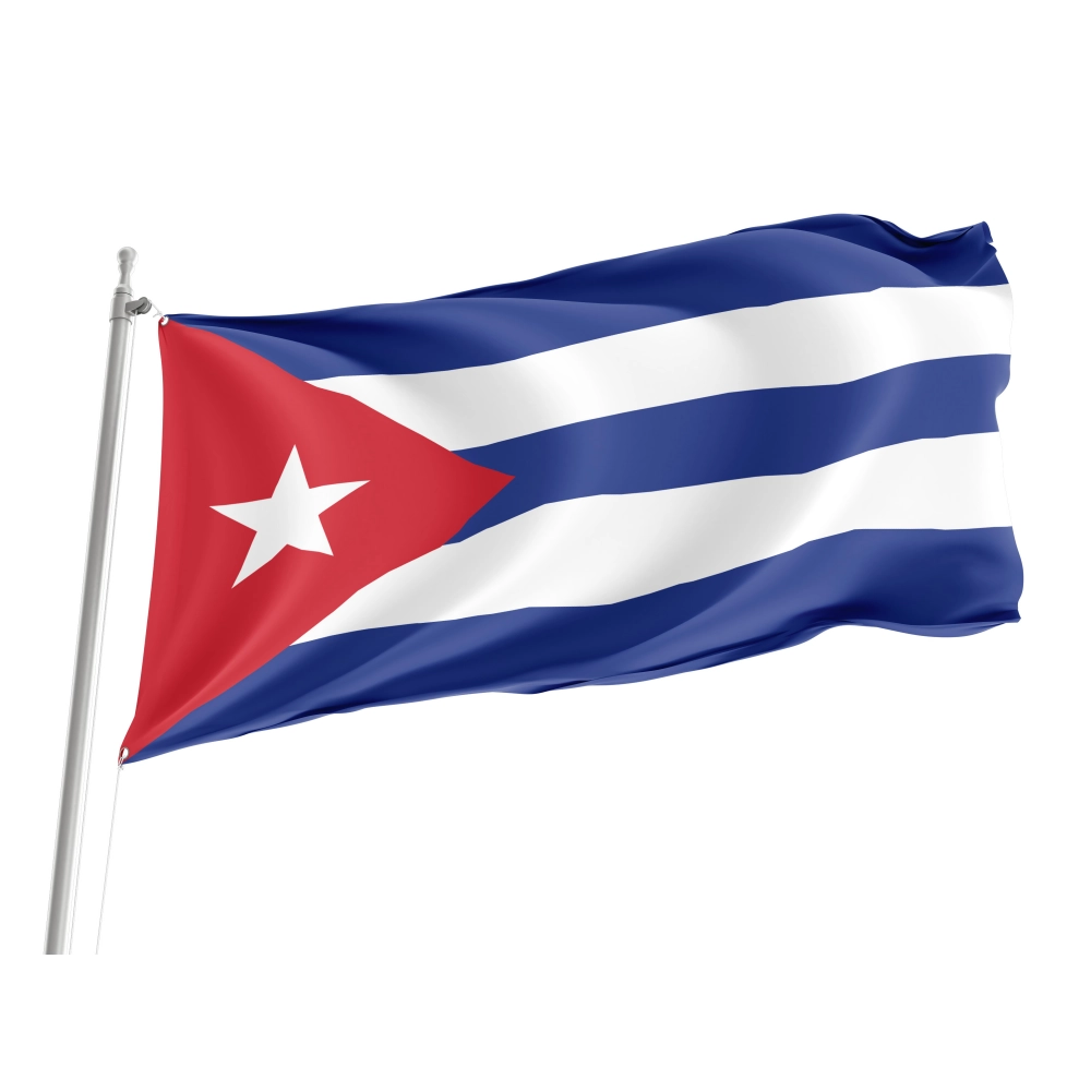 Cuba Flag for Indoor & Outdoor Use