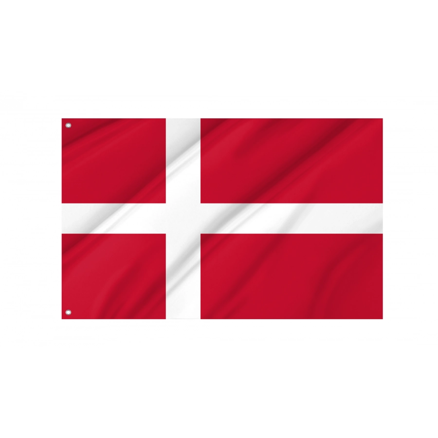 Flag of Denmark, Patriotic Flags, Unique Design Print, Flags for Indoor & Outdoor Use