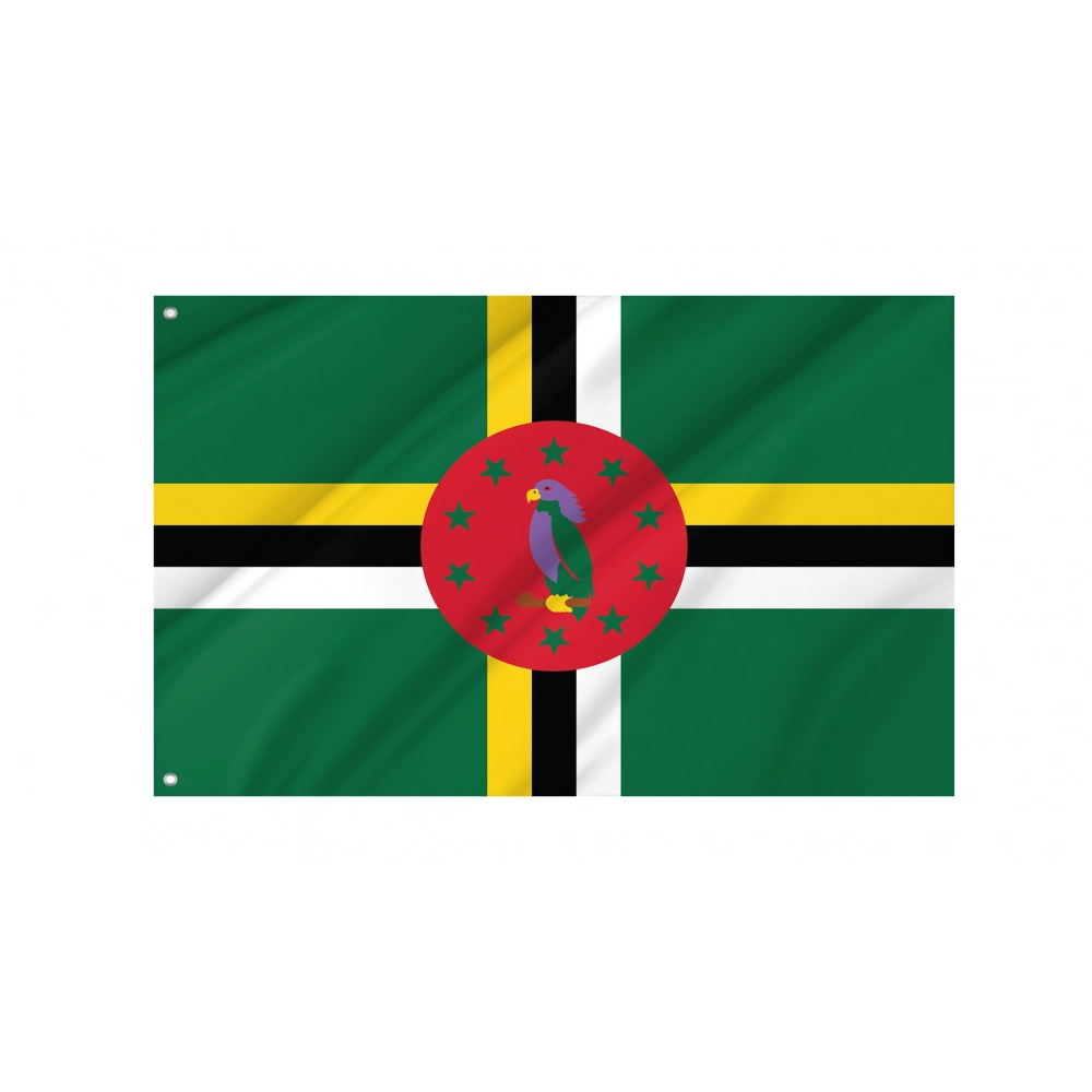 Dominica Flag for Indoor & Outdoor Use