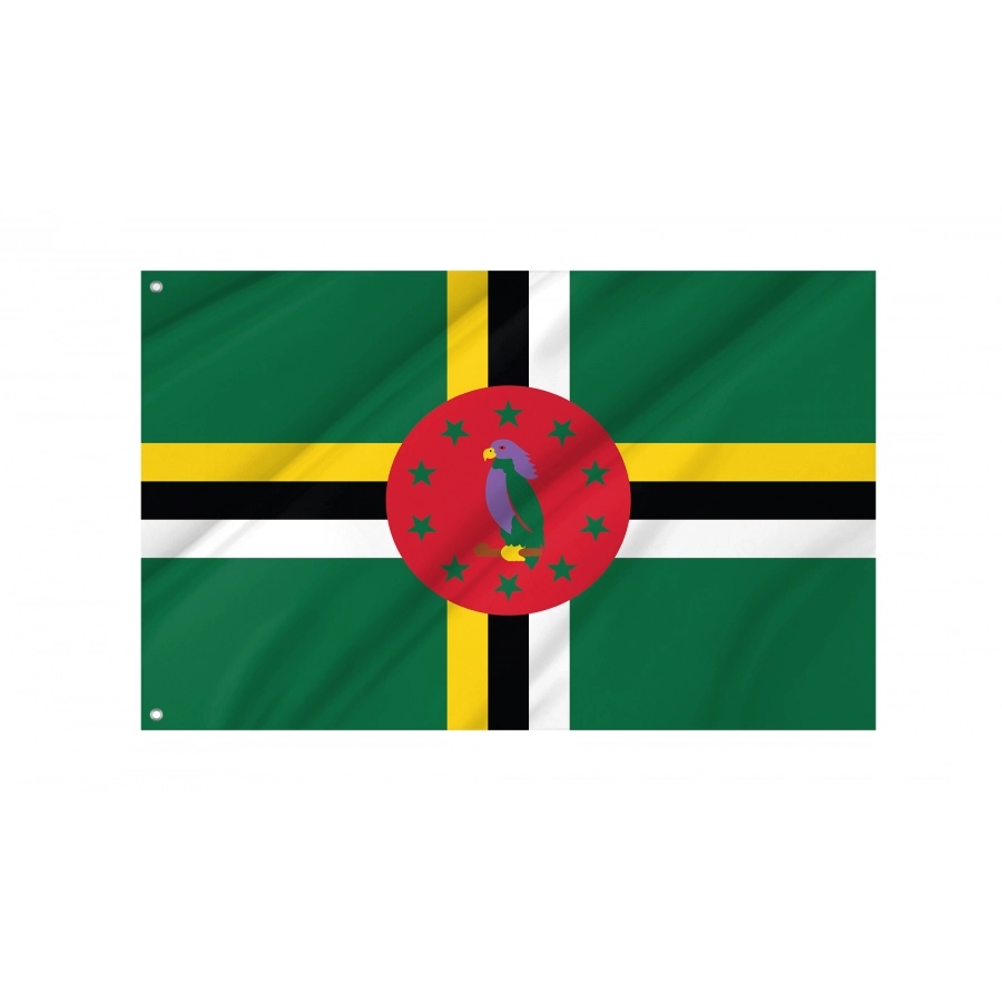 Flag of Dominica, Patriotic Flags, Unique Design Print, Flags for Indoor & Outdoor Use