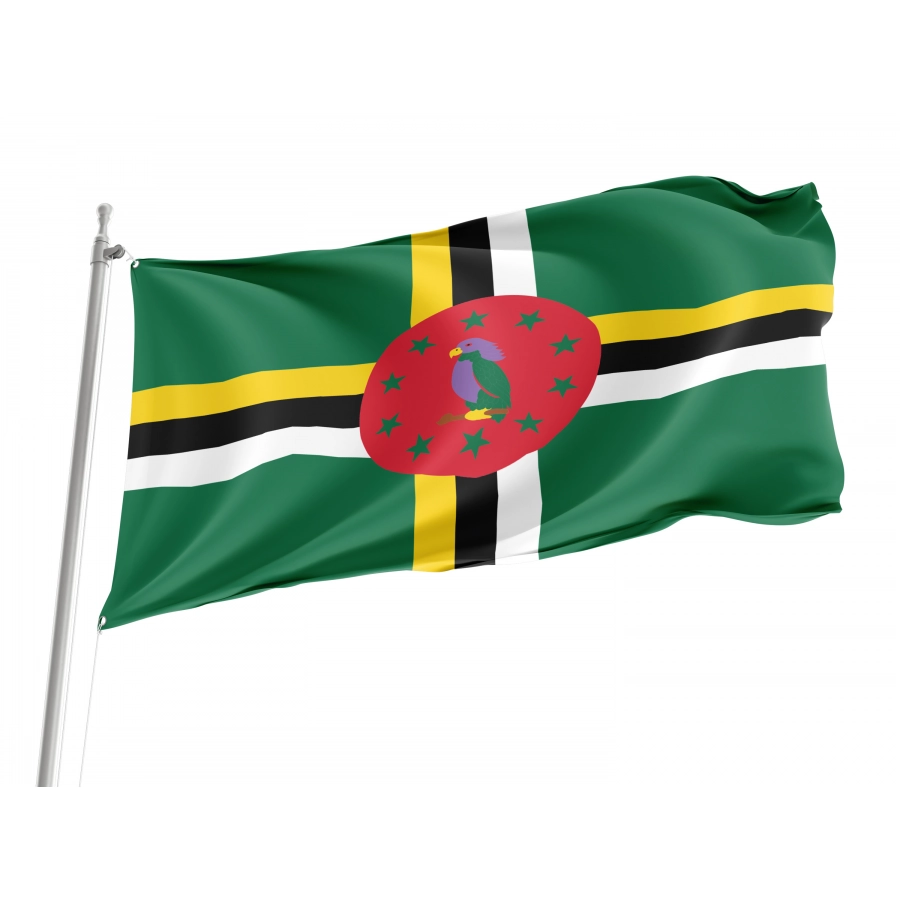 Flag of Dominica, Patriotic Flags, Unique Design Print, Flags for Indoor & Outdoor Use
