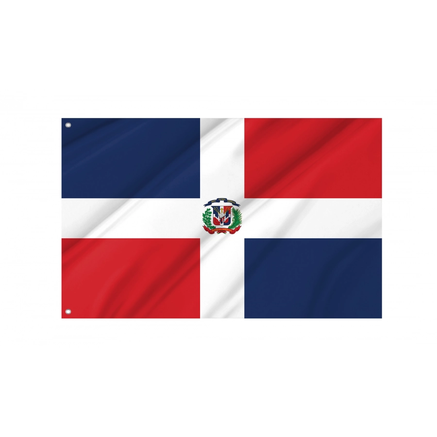 Flag of Dominican Republic, Patriotic Flags, Unique Design Print, Flags for Indoor & Outdoor Use