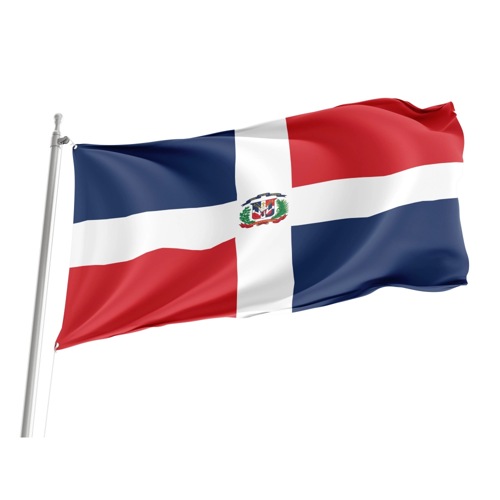 Dominican Republic Flag for Indoor & Outdoor Use Dominican Republic Flag for Indoor & Outdoor Use
