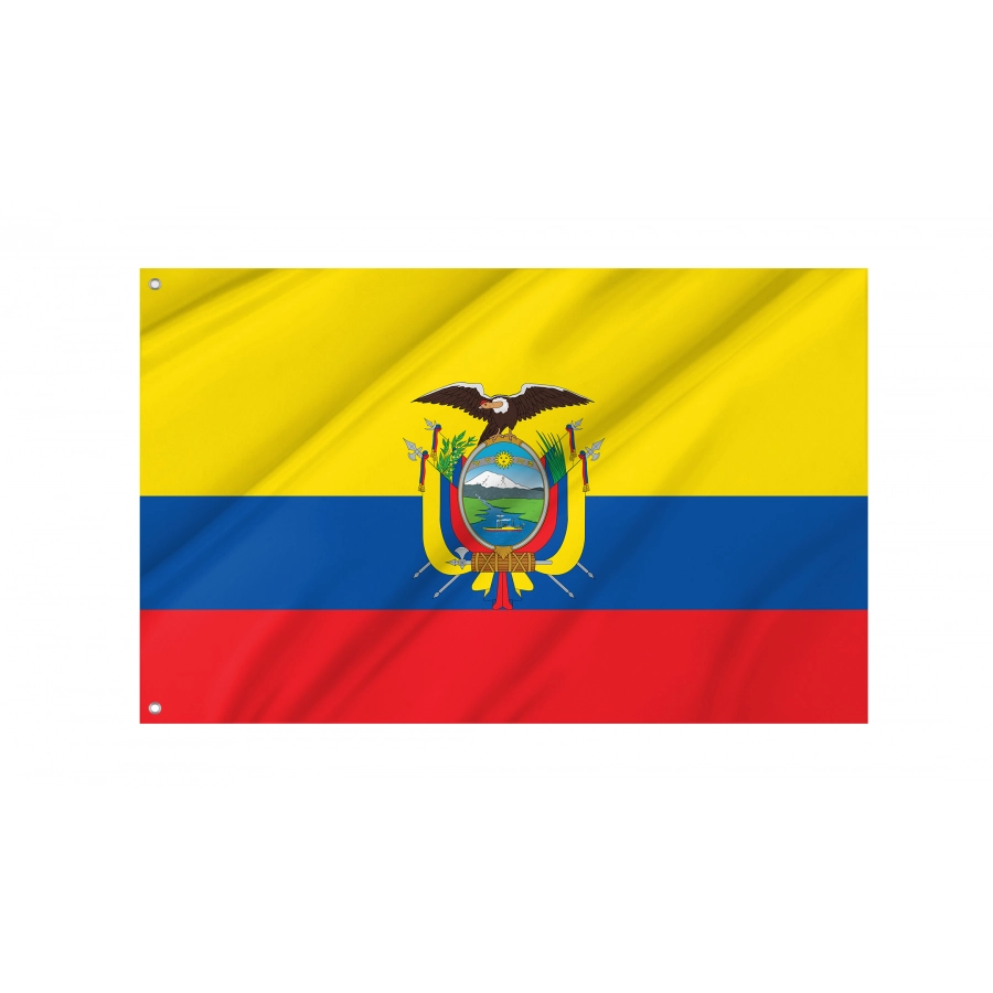 Flag of Ecuador, Patriotic Flags, Unique Design Print, Flags for Indoor & Outdoor Use