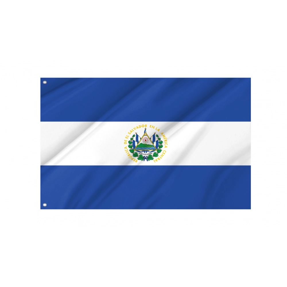 El Salvador Flag for Indoor & Outdoor Use