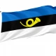 Estonian Postal Flag for Indoor & Outdoor Use - Imagine 1