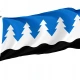 Mustvee Parish Flag for Indoor & Outdoor Use - Imagine 1