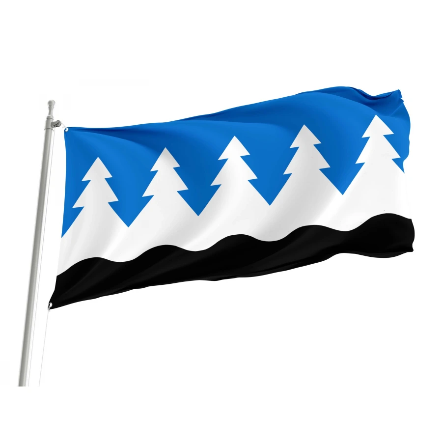 Mustvee Parish Flag for Indoor & Outdoor Use, EST48