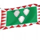 Saku Parish Flag for Indoor & Outdoor Use - Imagine 1