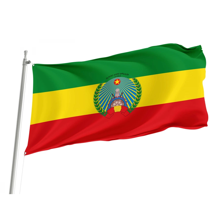 Ethiopia 1987-1991 Flag for Indoor & Outdoor Use, ETH04