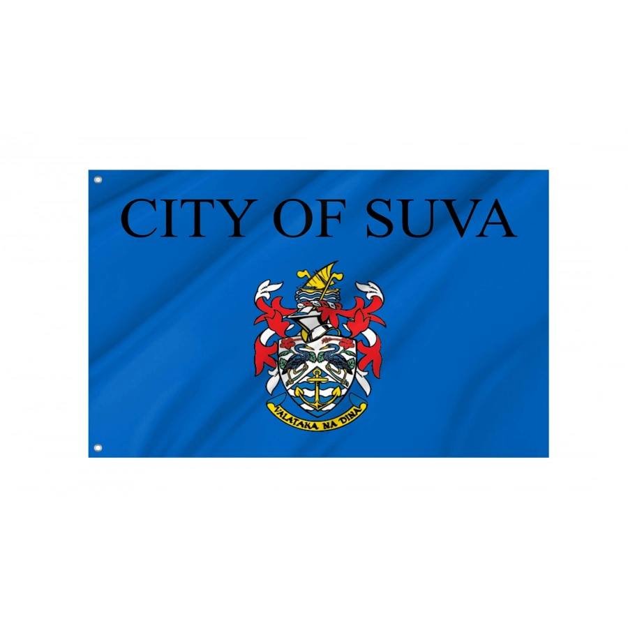 Suva Flag for Indoor & Outdoor Use, FJI04