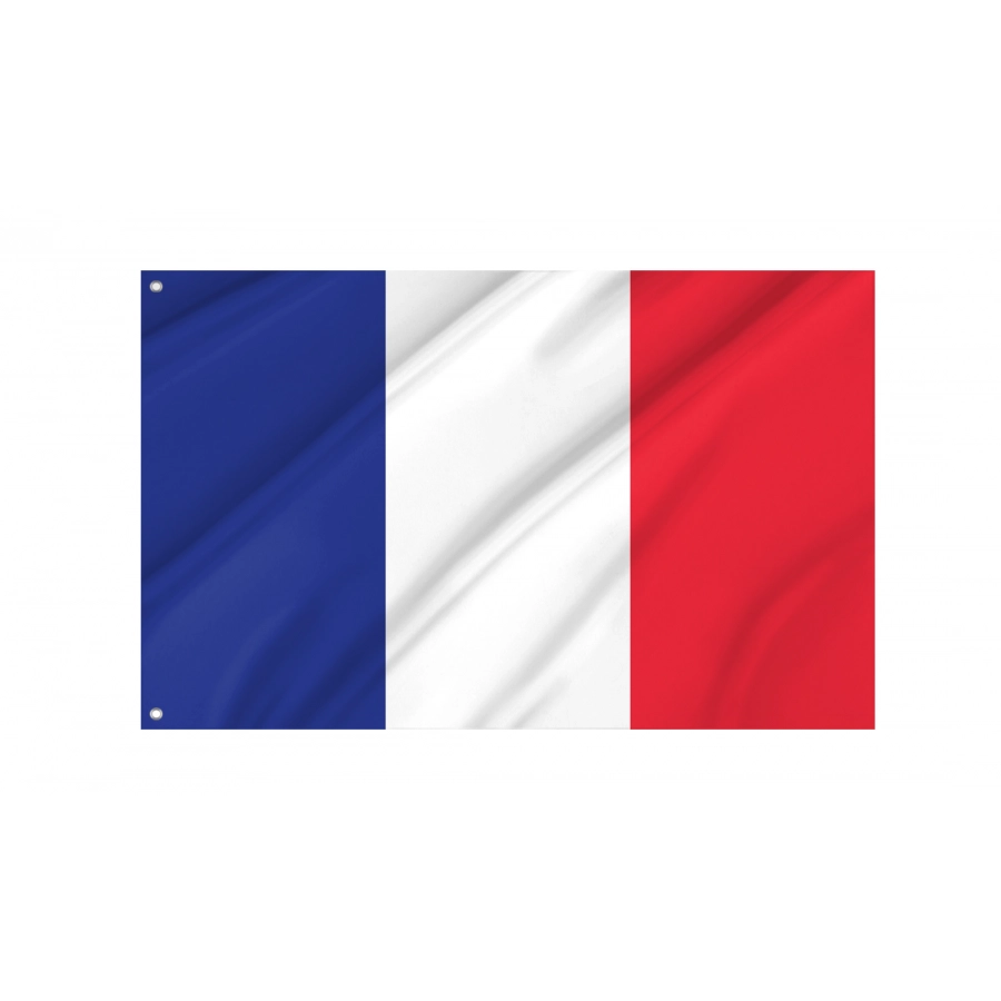 France Flag - Drapeau de la France For Indoor & Outdoor Use