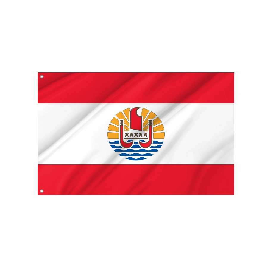 Flag of French Polynesia, Patriotic Flags, Unique Design Print, Flags for Indoor & Outdoor Use