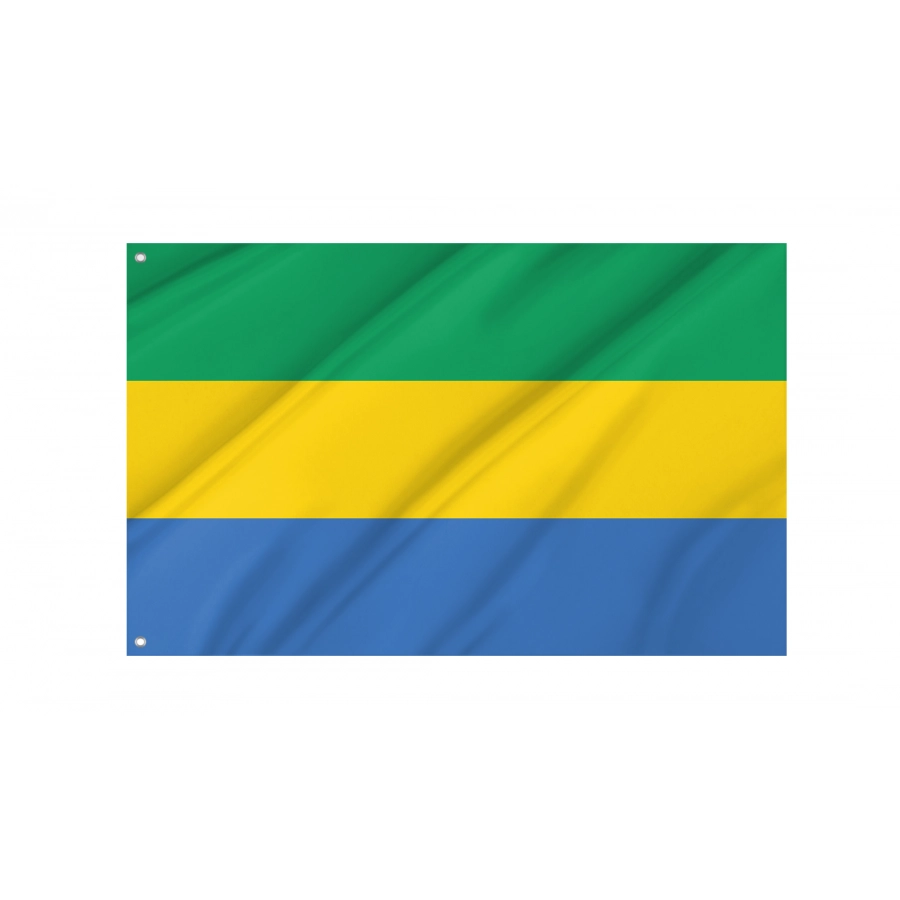 Flag of Gabon, Patriotic Flags, Unique Design Print, Flags for Indoor & Outdoor Use